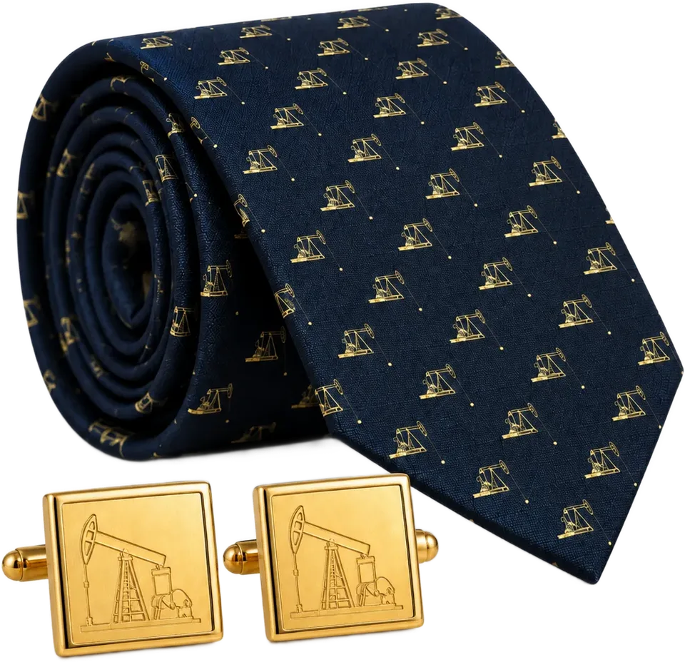 Bringing the Field to the Office, ties and cufflinks